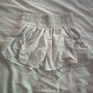 White fpmovement get your flirt on shorts